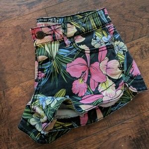 Summer Tropical Floral Shorts